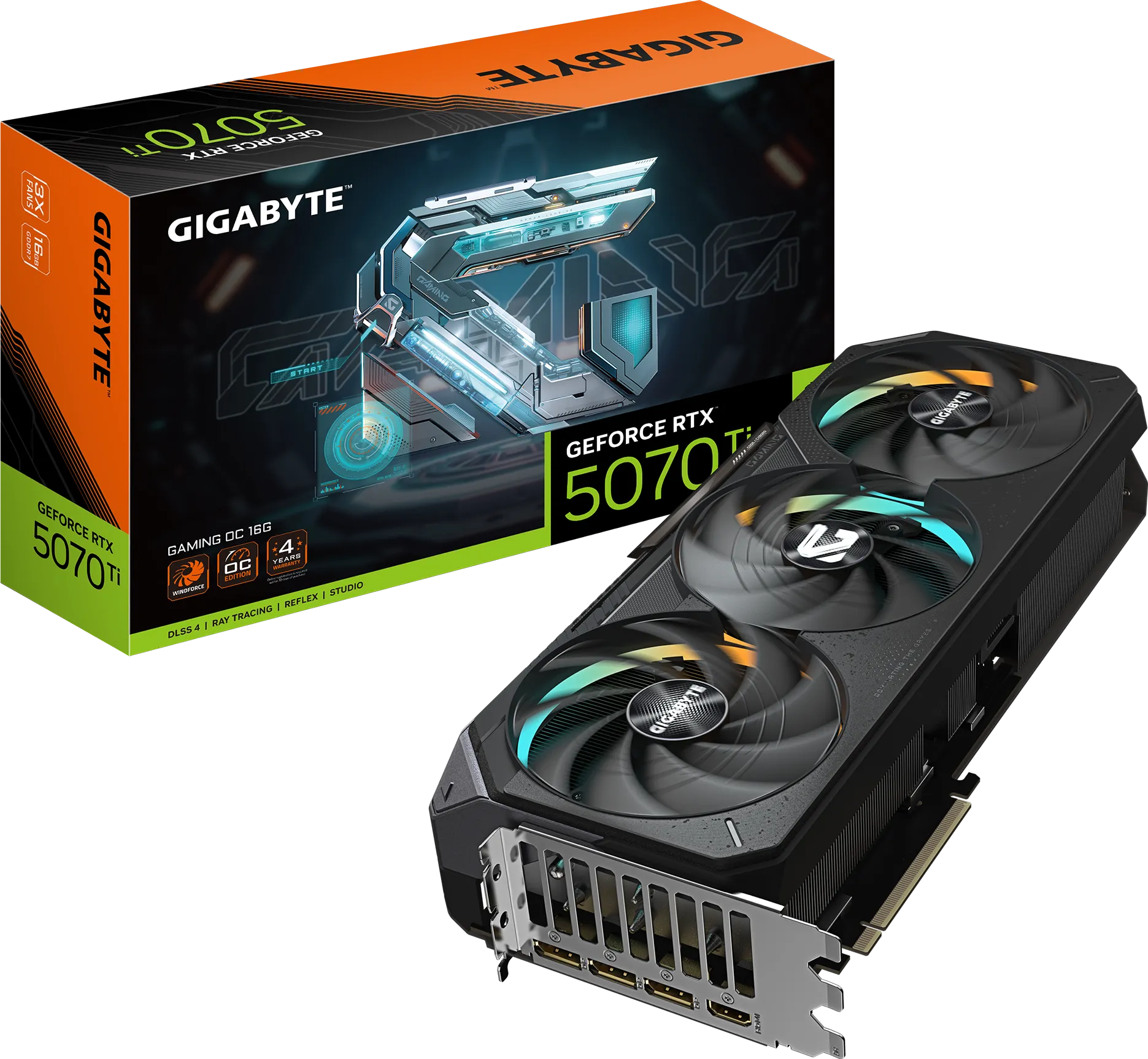 GIGABYTE GeForce RTX 5070 Ti Gaming OC 16GB GDDR7